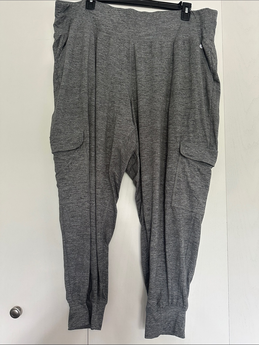 Livi Heather Gray Cargo Jogger Pants